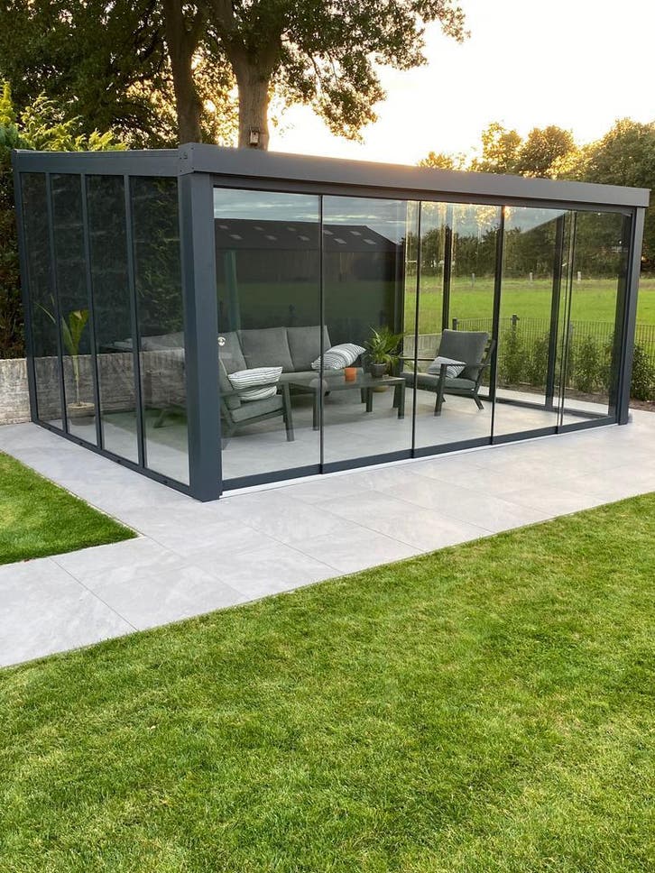 overkapping incl. montage en BTW € 1200,- 10 jaar garantie, Tuin en Terras, Overkappingen, Nieuw