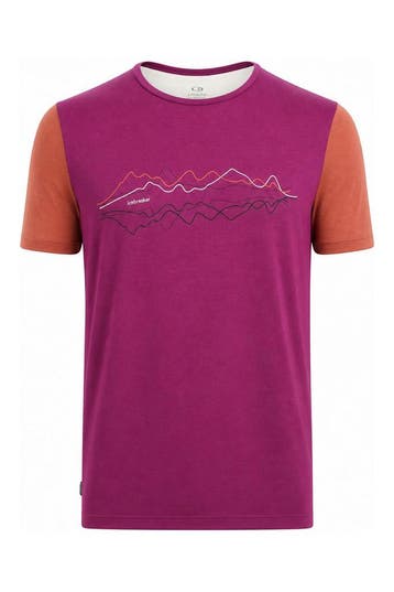 Icebreaker T-shirt in maat L Paars, Verzenden, Zo goed als nieuw, Overige kleuren, Icebreaker