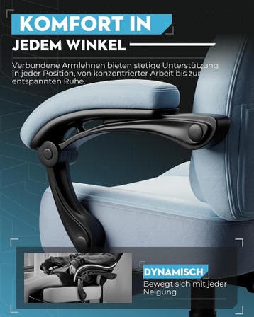 Ergonomische Bureaustoel -  Office Chair - Gamestoel - Volwa, Verzenden, Zo goed als nieuw