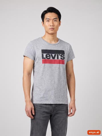 Levis T-shirts Heren maat M Grijs Vintage, Ophalen of Verzenden, Nieuw