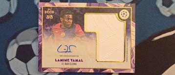 2024 Topps DECO Lamine Yamal (21/25 Purple Parallel) - Auto, Verzamelen, Nieuw