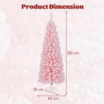 2dekans | Coast Kunstmatige Kerstboom - 150 cm - Roze –, Diversen, Kerst, Ophalen of Verzenden, Zo goed als nieuw