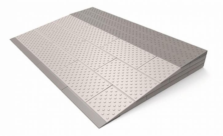 SecuCare Modulaire Drempelhulp &ndash; 4 Laags 84 x 8 x 57 c, Diversen, Verpleegmiddelen, Nieuw, Ophalen of Verzenden
