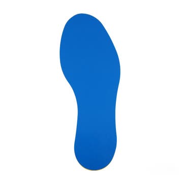 Voetstap voor vloermarkering - Blauw - Vlak -, Verzenden