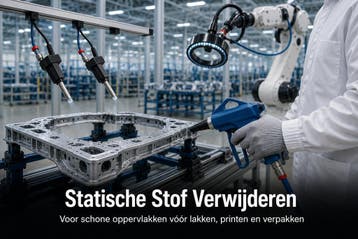 Ioniserende pistolen voor handmatige ontlading