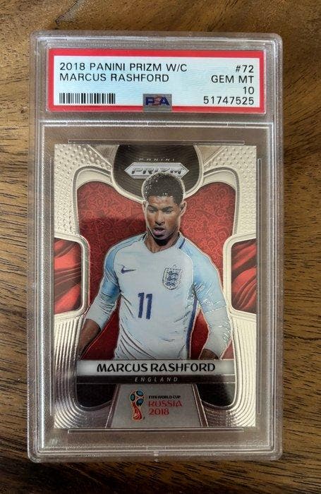 2018 Panini 2018 Panini Prizm World Cup Marcus Rashford 72, Verzamelen, Stickers