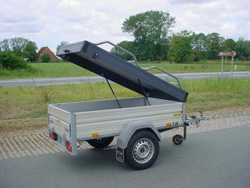 Saris bagagewagen afm. 184x112x50cm 750kg (ex-verhuur), Ophalen, Gebruikt