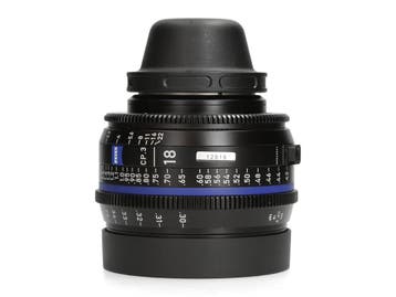 Zeiss CP.3 18mm T2.9 - PL - Groothoeklens - 1 jaar garantie, Ophalen of Verzenden, Zo goed als nieuw, Zeiss