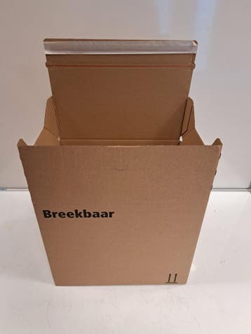Verzenddoos 394x295x324 mm enkelgolf karton bruin met enkele, Zakelijke goederen, Partijgoederen en Retail | Verpakking en Verzending