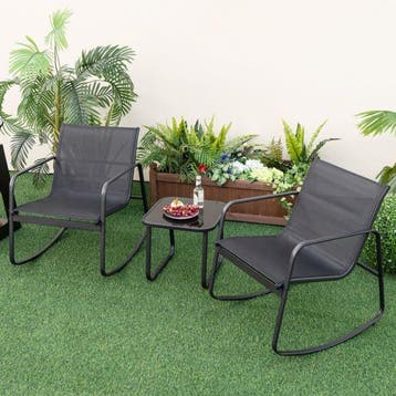 2dekans | Coast 3-Delige Schommelset Balkonset met 2 Stoelen, Ophalen of Verzenden, Zo goed als nieuw