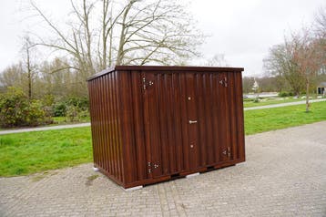 Houtlook tuinhuis | opslag demontabel | onderhoudsvrij