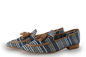 Jhay Loafers in maat 38 Blauw, Jhay, Overige typen, Zo goed als nieuw, Verzenden