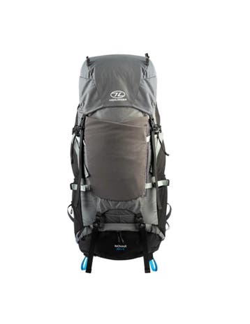 Highlander rugzak Novar Rucksack 60 + 5 liter - Grijs, Verzenden, Nieuw, Waterdicht