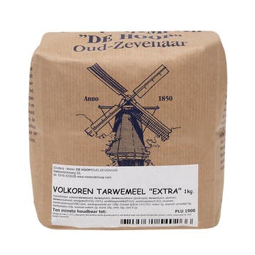 Molen de Hoop Volkoren Tarwemeel Extra 1kg, Verzenden, Nieuw