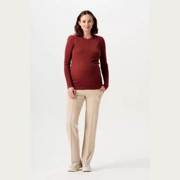 Noppies Zwangerschaps broek Casual Eili  White Pepper, Verzenden, Nieuw