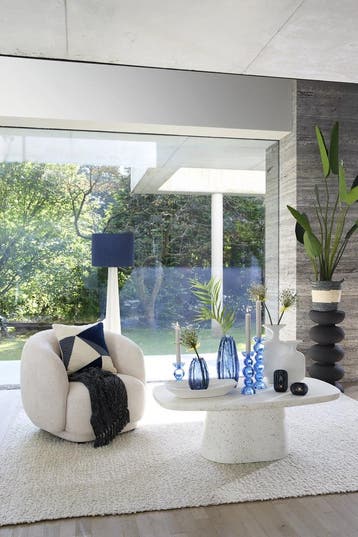 2dekans | Light & Living Vloerlamp Kuala – Mat Wit –, Ophalen of Verzenden, Zo goed als nieuw