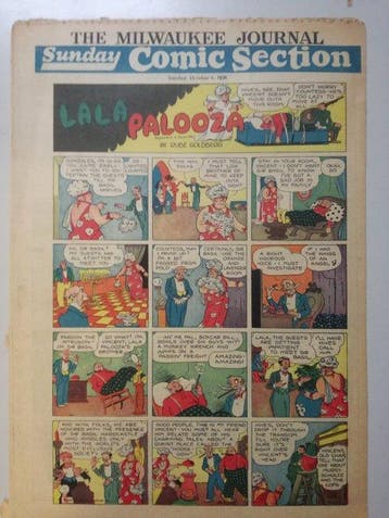 Lala Palooza - 57 Krantenpaginas en strips - 1936/1937, Boeken, Nieuw