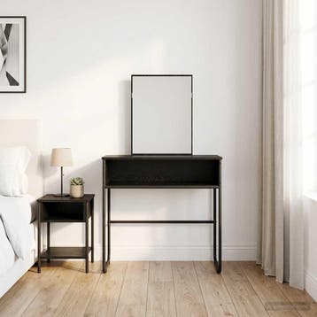 vidaXL Plafondtafel Zwart eiken 81 x 40 x 131 cm Bewerkt, Verzenden, Nieuw