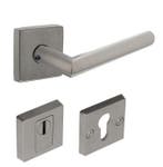 Intersteel SKG3 Veiligheid achterdeur set Jura vierkant rvs, Doe-het-zelf en Verbouw, Deuren en Horren, Verzenden, Nieuw