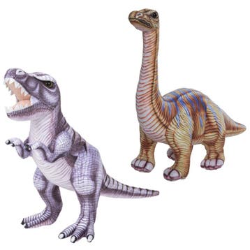 Pluche dino knuffel set - T-Rex en Apatosaurus - 30 cm, Kinderen en Baby's, Speelgoed | Knuffels en Pluche, Verzenden, Nieuw