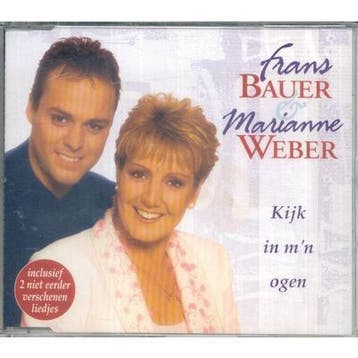 cd single - Frans Bauer Marianne Weber - Kijk In Mn Ogen, Verzenden, Zo goed als nieuw, Nederlandstalig
