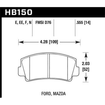 Hawk 79-84 Mazda B2000 / 70-74 RX-2 / 74-78 RX-4 / 79-85, Ophalen of Verzenden, Nieuw