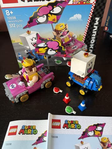 LEGO Mario Kart â Wario amp King Boo 72038, Verzenden, Zo goed als nieuw, Complete set, Lego