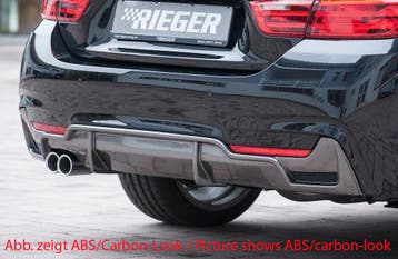Rieger diffuser | geschikt voor BMW 4-Serie F32 / F33 / F36, Verzenden, Nieuw, BMW