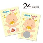 Babyshower game Did Baby Poopie voor 24 personen, Hobby en Vrije tijd, Feestartikelen, Verzenden, Nieuw, Feestartikel, Geboorte of Huwelijk