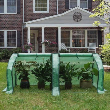 Dubbele Plantenkas Tuinkas met UV-bescherming - 130x60x50cm, Verzenden, Nieuw