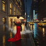 Le Yack - Rainy Night on Broadway - Hand-signed