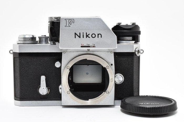 Nikon F Photomic FTN Silver Body Single lens reflex camera, Audio, Tv en Foto, Fotocamera's Analoog