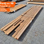 Partij Thermo Frake Geschaafde Plank 2100-4850x66-90x18-20mm, Doe-het-zelf en Verbouw, Ophalen of Verzenden, Nieuw
