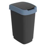 Rotho Twist Afvalbak 25L Horizon Blauw (Afvalbakken), Verzenden, Nieuw
