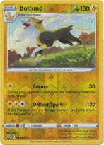 Boltund 053/163 reverse holo Battle Styles, Hobby en Vrije tijd, Verzamelkaartspellen | Pokémon, Ophalen of Verzenden, Nieuw, Losse kaart