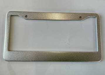 Amerikaanse kenteken plaathouder mat zilver 2 hole, Ophalen of Verzenden, Nieuw