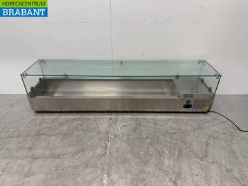 RVS Polar GD877-E Saladiere Opzet Koelvitrine 180 cm 230V, Zakelijke goederen, Ophalen of Verzenden, Nieuw in verpakking