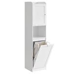 Multifunctionele Badkamerkast met Wasmand en Verstelbare Pla, Huis en Inrichting, Badkamer | Badkamermeubels, Verzenden, Nieuw