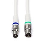Coax kabel Ziggo - Technetix - 1.5 meter (Digitaal, Wit), Verzenden, Nieuw