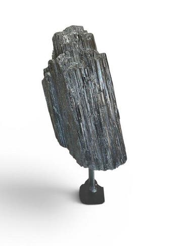 Tourmaline) op voetstuk - Hoogte: 16 cm - Breedte: 10 cm-
