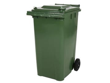 2-wiel kunststof afvalcontainer - 240 liter - groen, Ophalen of Verzenden
