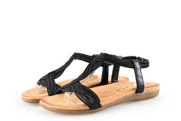 DSTRCT Sandalen in maat 37 Zwart, Verzenden, Zwart, DSTRCT, Sandalen of Muiltjes