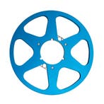 Retroreels Bandrecorder Spoel 26,5cm | Aluminium Blauw Ty..., Audio, Tv en Foto, Bandrecorders, Verzenden