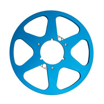 Retroreels Bandrecorder Spoel 26,5cm | Aluminium Blauw Ty..., Verzenden