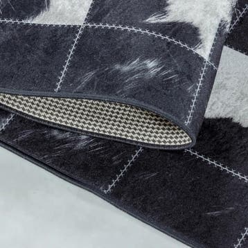 Wasbaar Vloerkleed | Fiesta | Zebra | Zwart | 80x150 cm, Verzenden, Nieuw