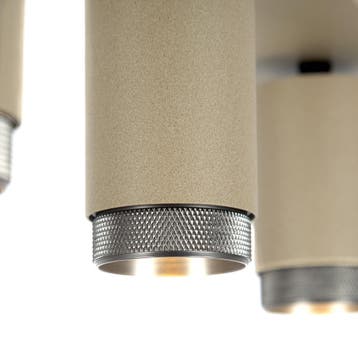 Scott 3 Opbouwspot Champagne Binnenverlichting Spots opbouw, Verzenden, Nieuw, Plafondspot of Wandspot
