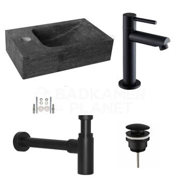 Sani Royal Hardstenen Fonteinset Mini met Kraan,, Nieuw