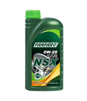 Fanfaro NSX 0W20 Premium Ester Motorolie - 1 Liter, Verzenden