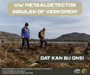 Metaaldetector inruilen of verkopen? Dat kan bij ons!, Ophalen of Verzenden, Zo goed als nieuw