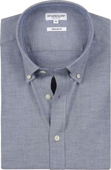 McGregor Overhemd Oxford Blauw maat S Heren, Kleding | Heren, Overhemden, Verzenden, Nieuw, Blauw, McGregor